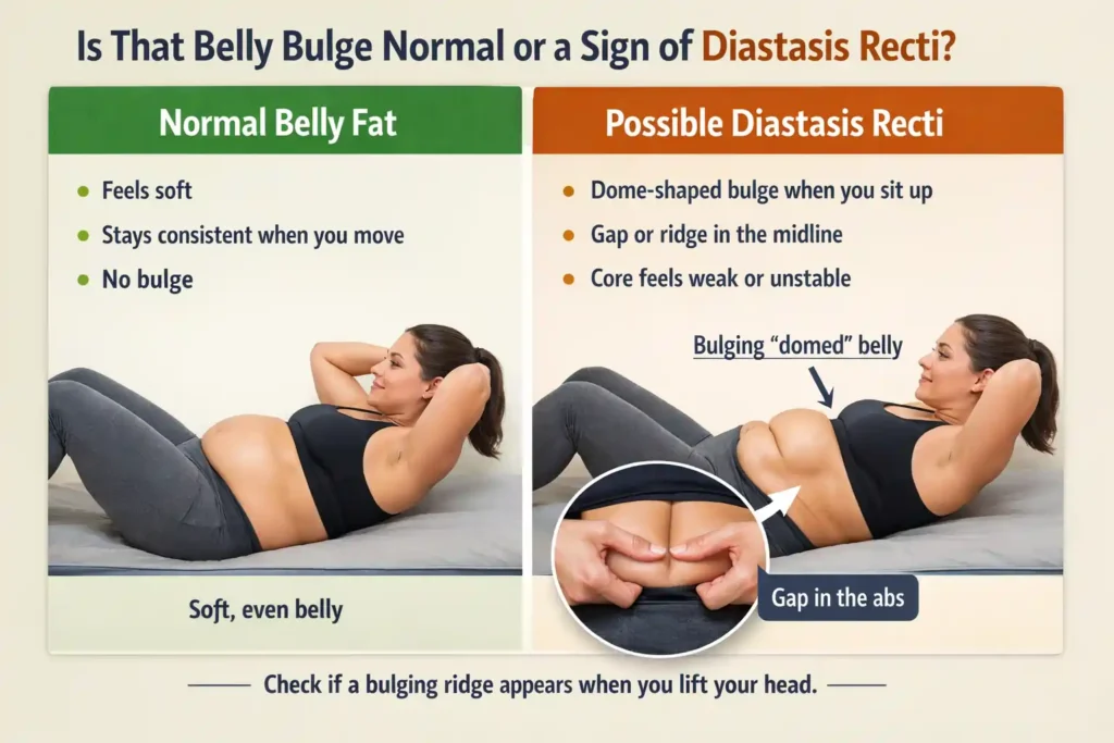 Is That Belly Bulge Normal or a Sign of Diastasis Recti Burnt Tree
